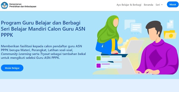 Program Guru Belajar dan Berbagi Seri Belajar Mandiri Calon Guru ASN PPPK 2021