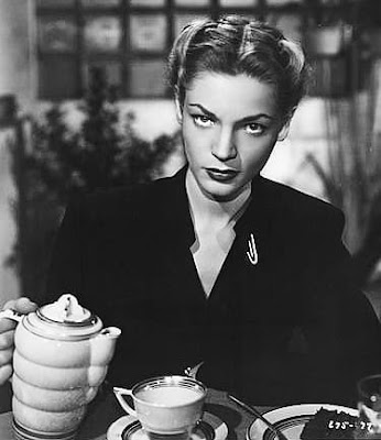 Lauren Bacall in a promo for "Dark Passage"