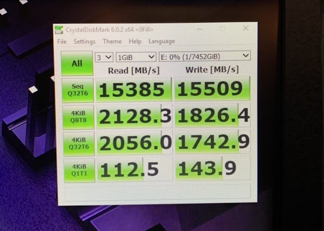 CrystalDiskMark: Aorus AIC Gen4 CrystalDiskMark: Aorus AIC Gen4