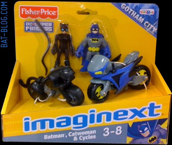 Fisher Price DC Super Friends Imaginext Batman Batcycle 3 