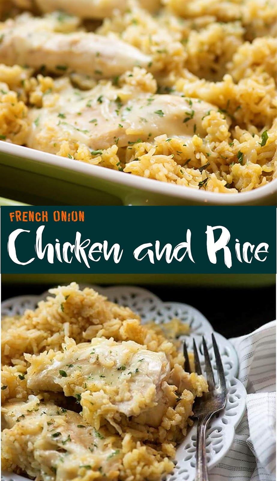 French Onion Chicken and Rice Home Inspiration and DIY Crafts Ideas