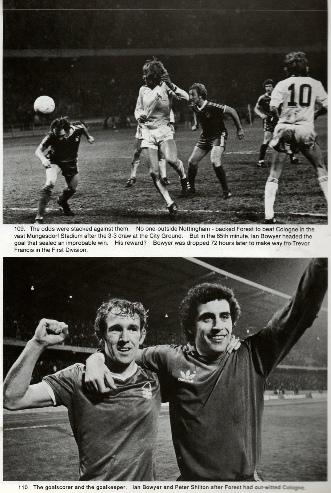 TWB22 C1 1978 1979 Nottingham Forest Fc Koln 1/2F Aller Retour