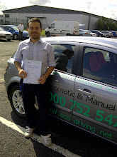 Ben Cory-Wright passed first time with Automatic Driving Lessons Paisley