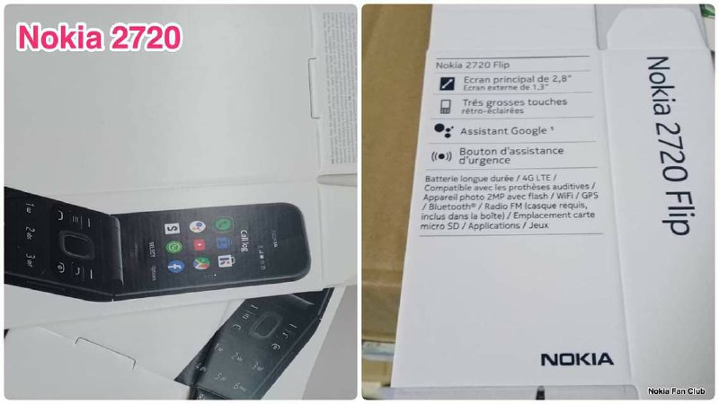 Unboxing of Nokia 2720 Flip