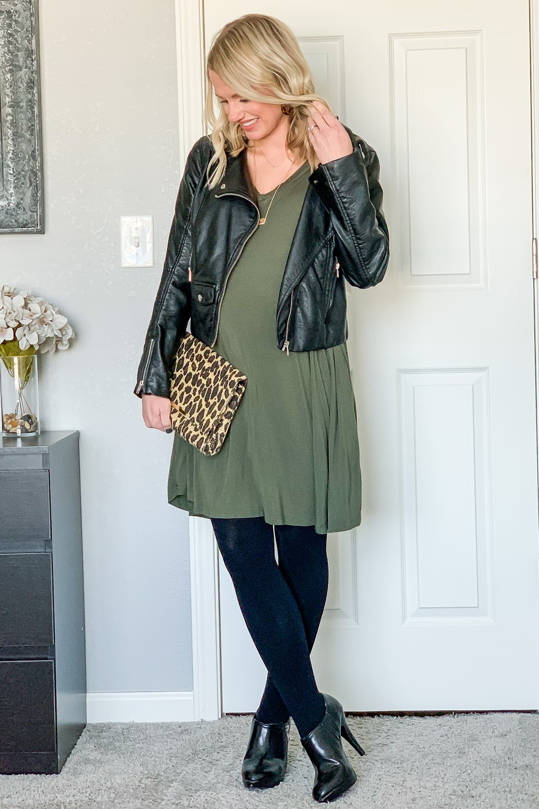 4 Ways to Style One Dress- From Winter to Spring | Thrifty Wife, Happy Life