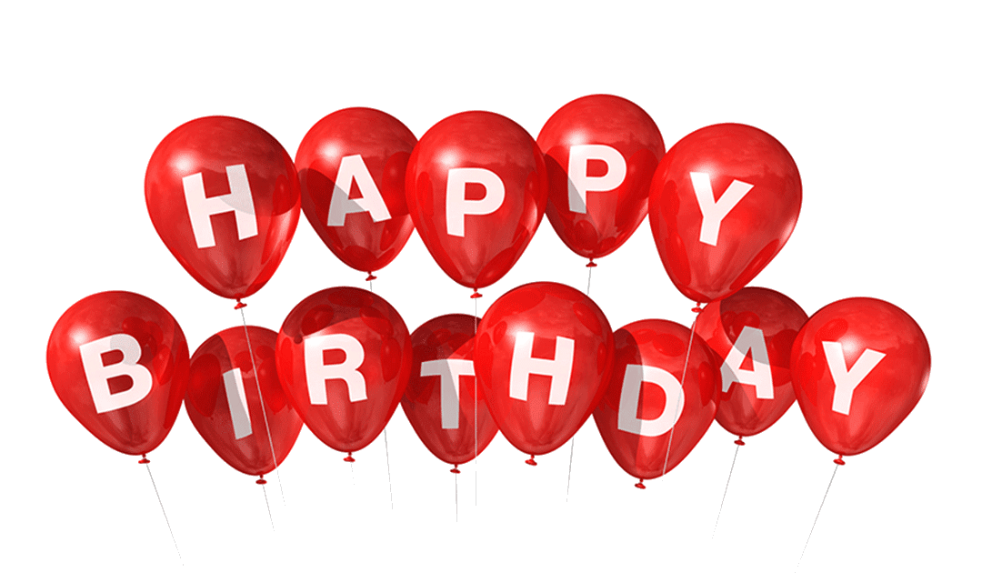 Birthday Balloon graphy, Painted Happy Birthday, Happy Birthday
