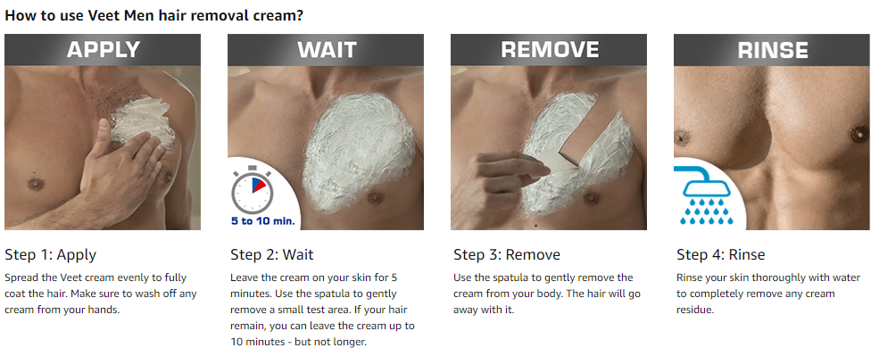 Best Veet Men Cream For Hair Removal
