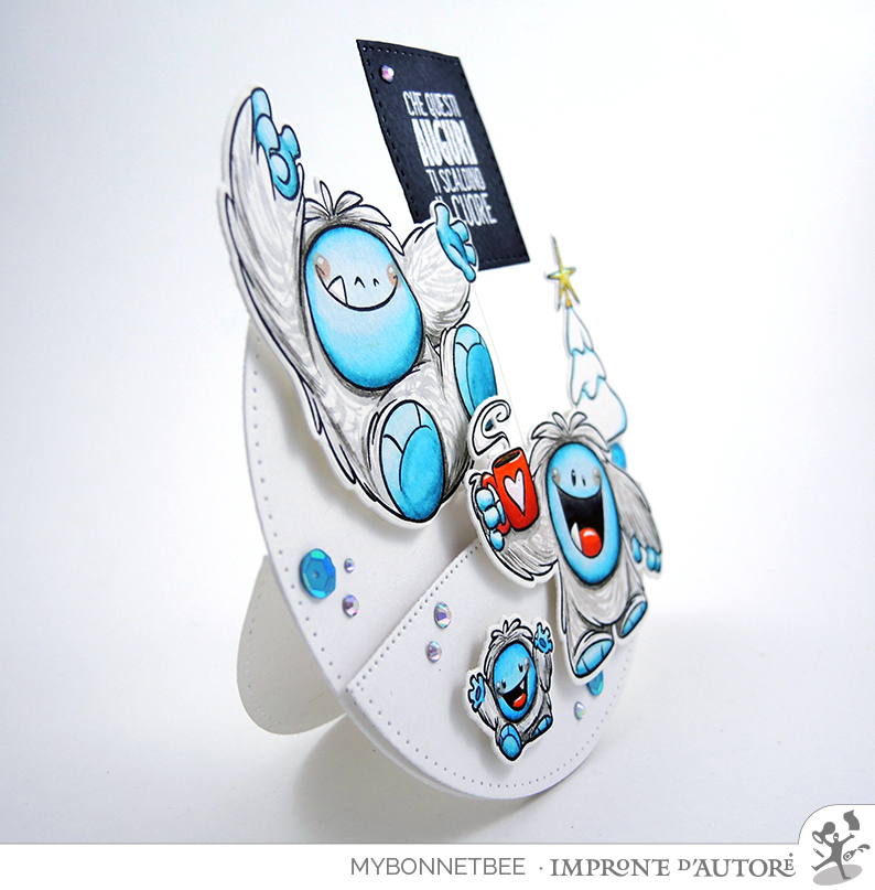 Yeti Rocker Card Tutorial su CreativamenteCarta di Novembre!