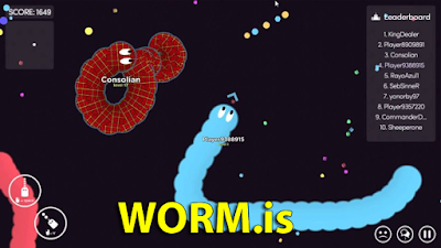 game cacing worm.is