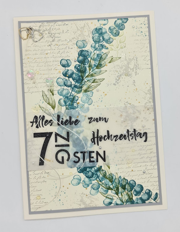 Danis Bastelzauber: Ist das nicht klasse? Eine Karte zur 💕 Gnadenhochzeit 💕