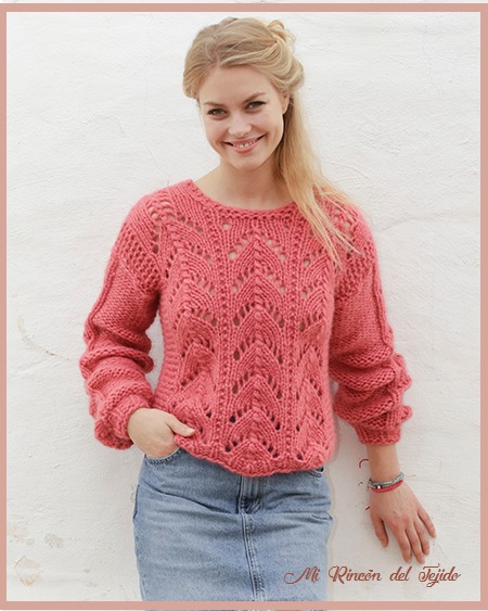 Dos Agujas Para Chompas Para Tejer Para Mujeres Dos Agujas Jersey