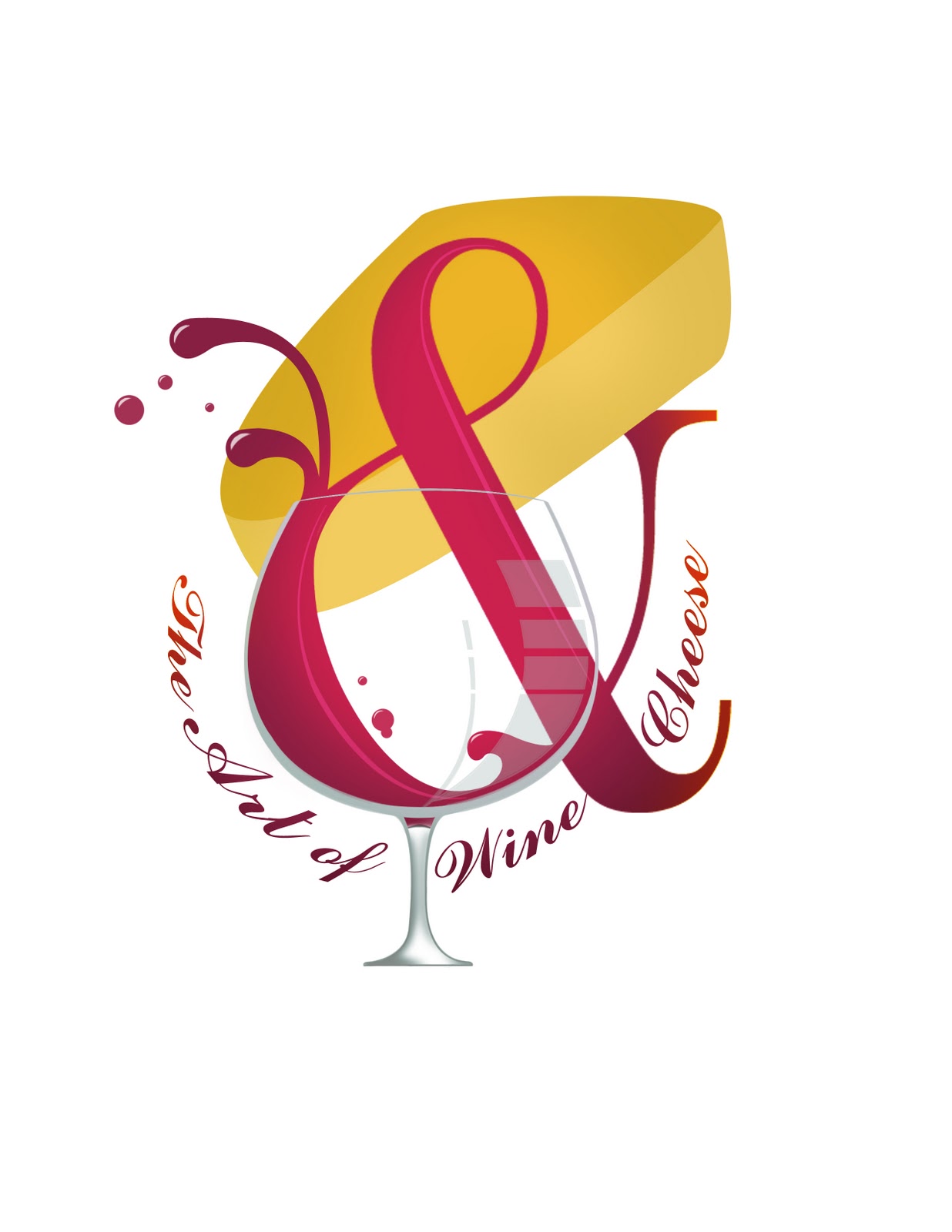 Alex Kwan Illustrations "The Art of Wine and Cheese" Logo design