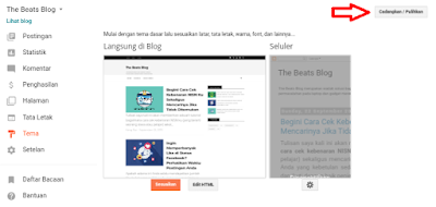 cadangkan tema blog
