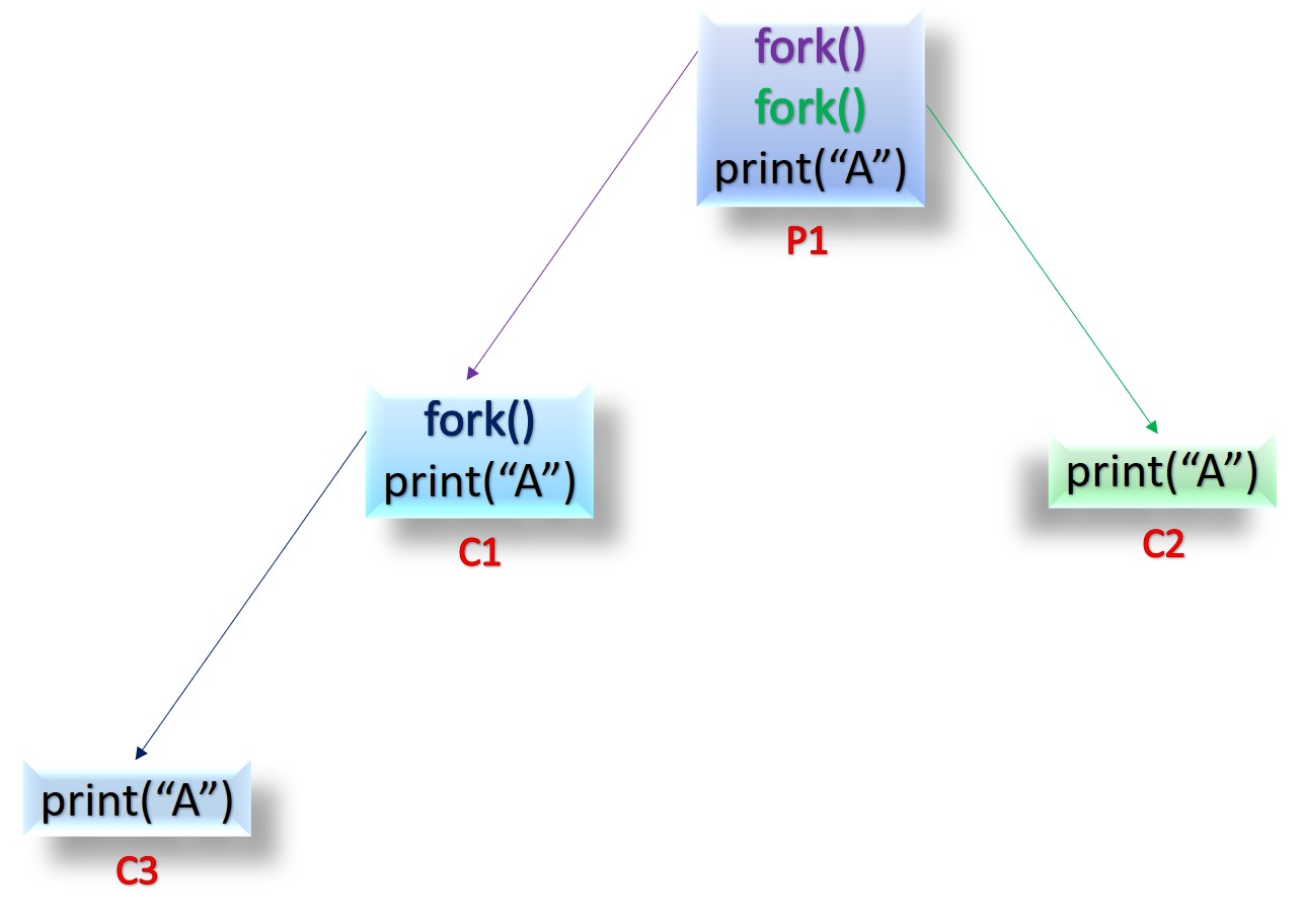 Slackware 14.0 OS practicals fork() Theory