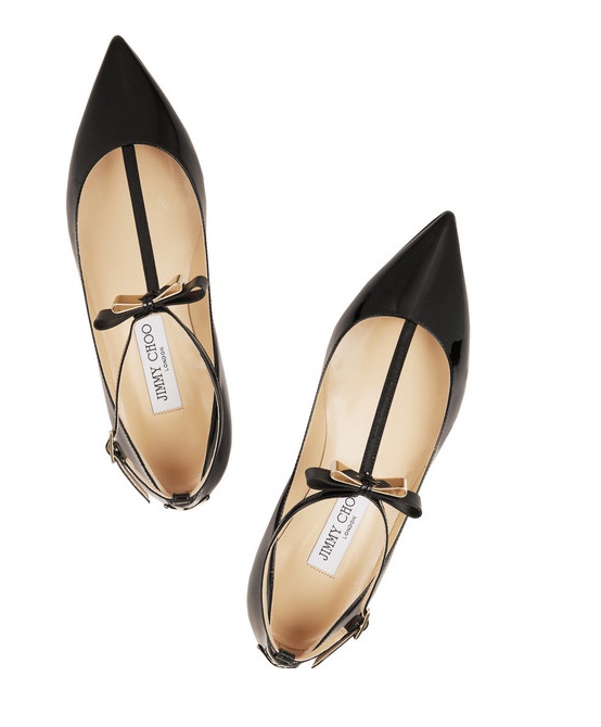 jimmy choo pointed flats