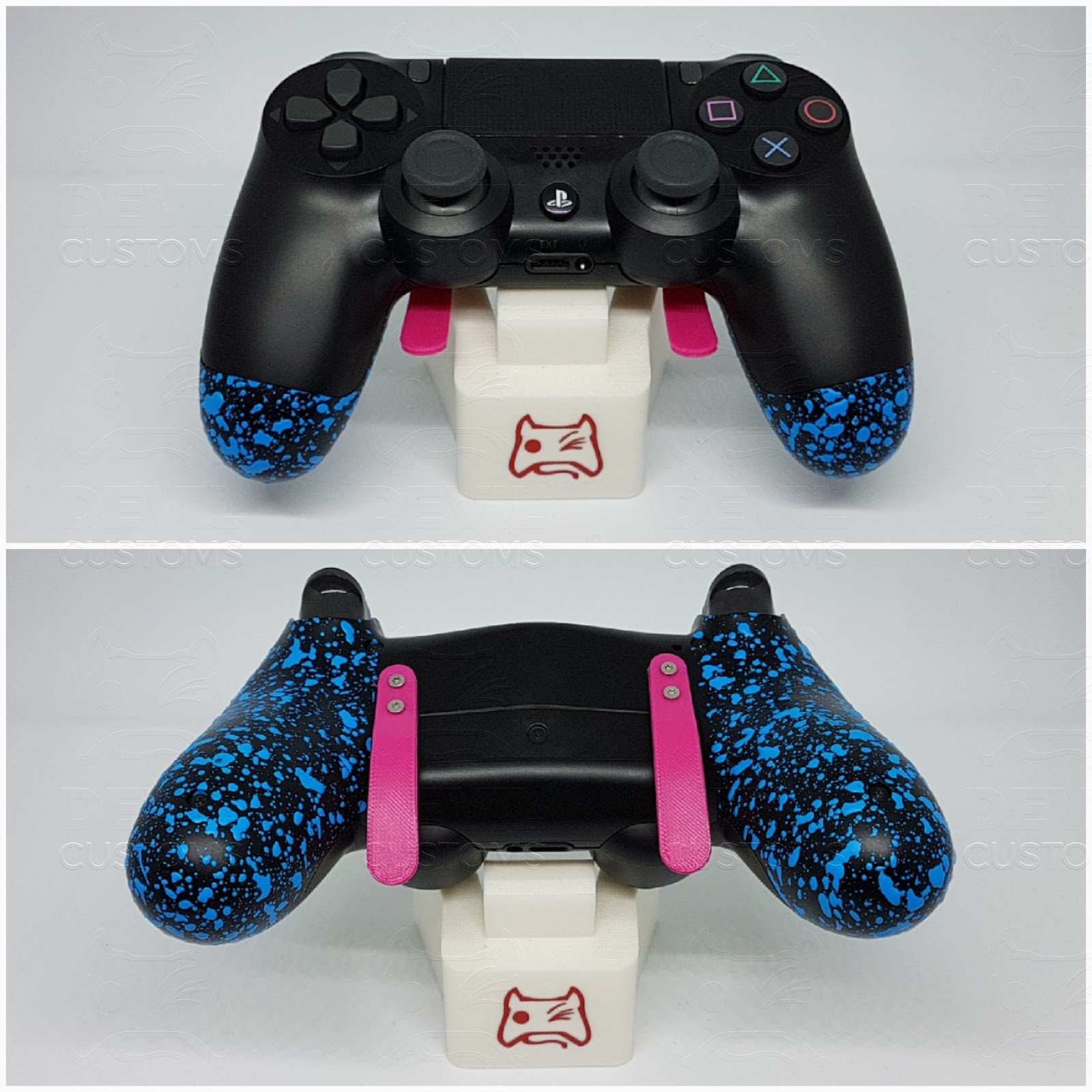DevilCustomsAustria Playstation 4 Controller "Blue Grip"