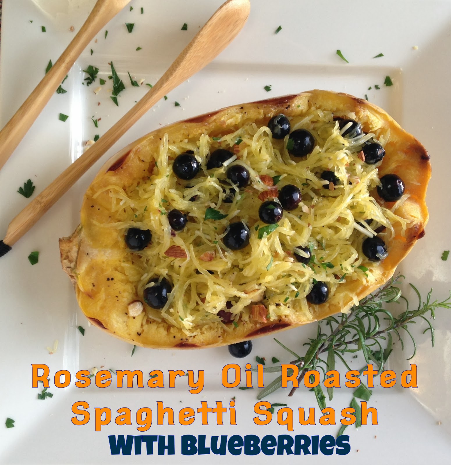 ShowFood Chef: Rosemary Oil Roasted Spaghetti Squash With Blueberries ...