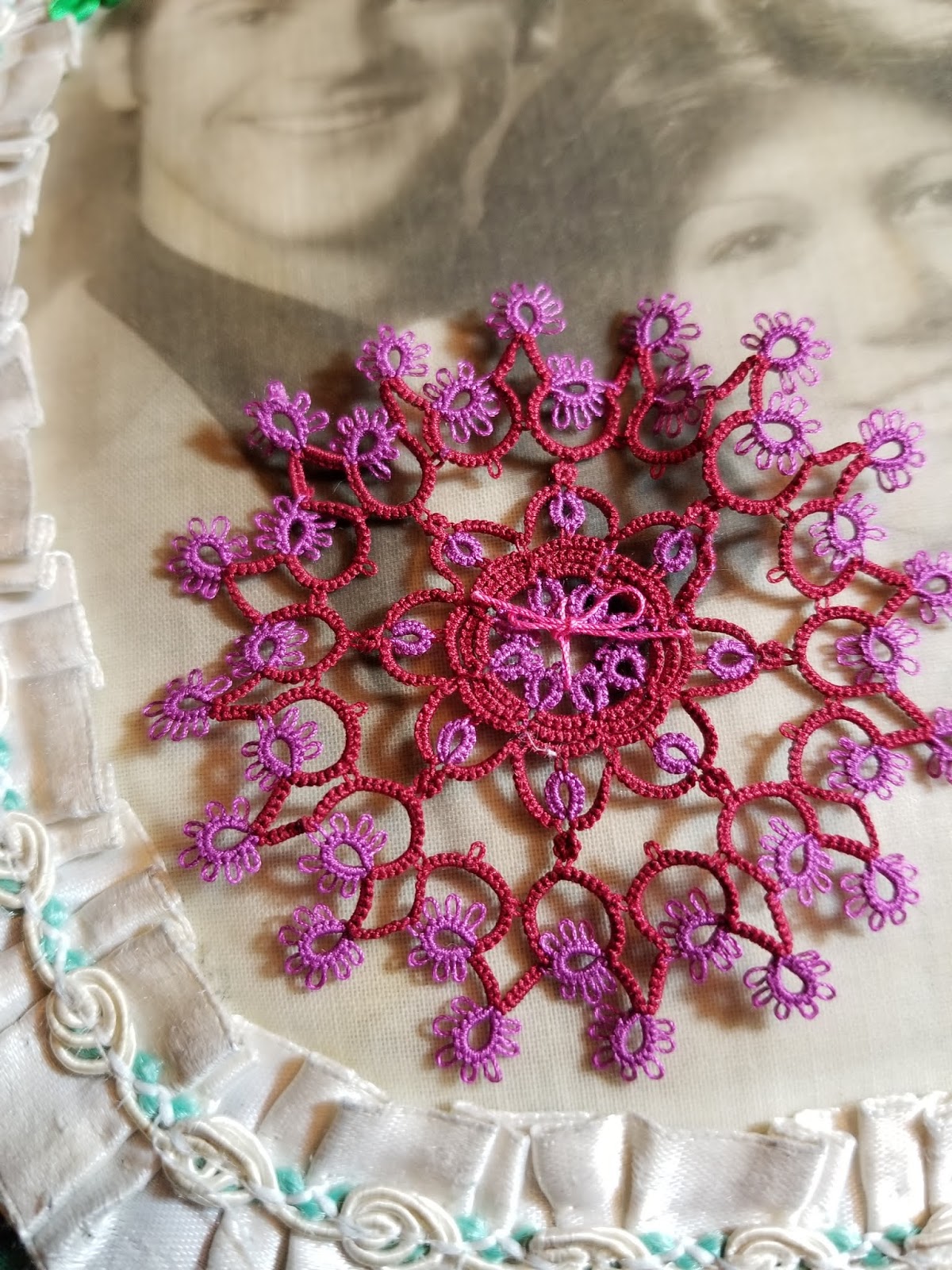 Carollyn's Tatting Blog Renulek 2020 spring doily