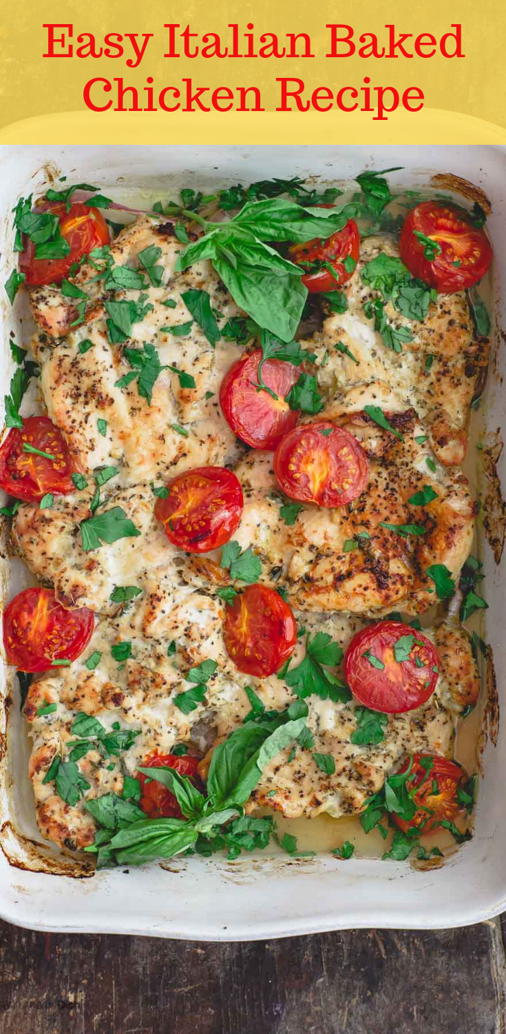 Easy Italian Baked Chicken Recipe Barbara Cooking