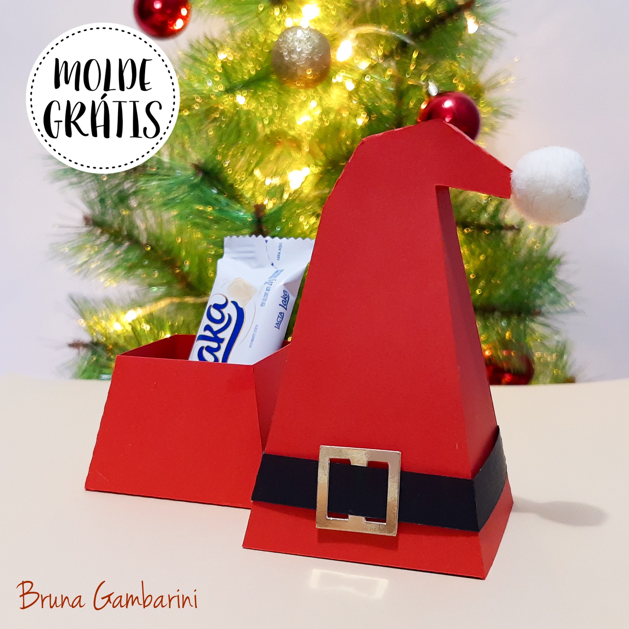 CAIXA CARTÃO BIS DE NATAL - MOLDE GRÁTIS - BRUNA GAMBARINI, Molde  disponível no GRUPO BRUNA GAMBARINI 🔴 CORRE LÁ!!! ✓ (aqui é a fanpage,  ok!? 💙) ⬇ Clique aqui, para mais informações:, By Bruna Gambarini