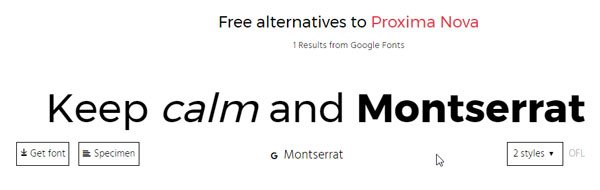 Alternatype을 사용하면 유료 글꼴에 대한 무료 대안을 찾을 수 있습니다.