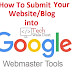 How To Submit Your Website/Blog into Google Search Engine?