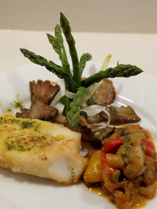  bacalao con verduras y setas 