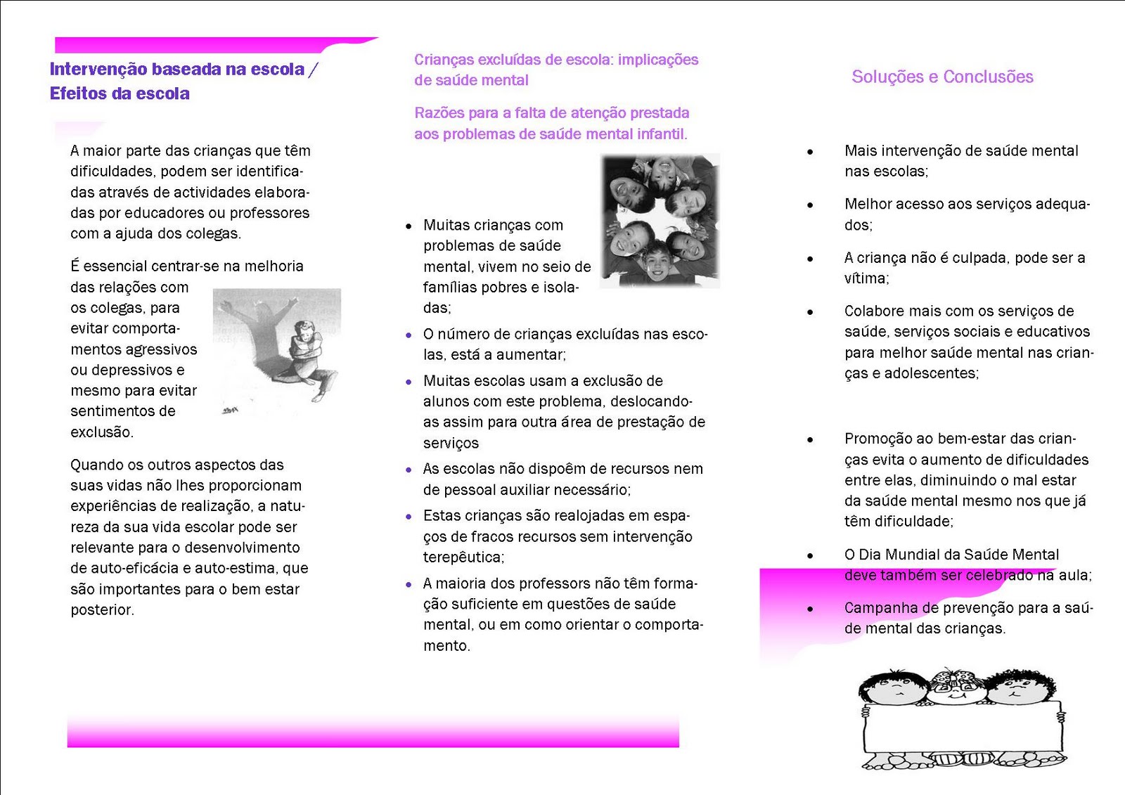 Sa de Mental Materna E Infantil A Crian a E A Escola Sa de Mental Materna E Infantil A Crian a E A Escola