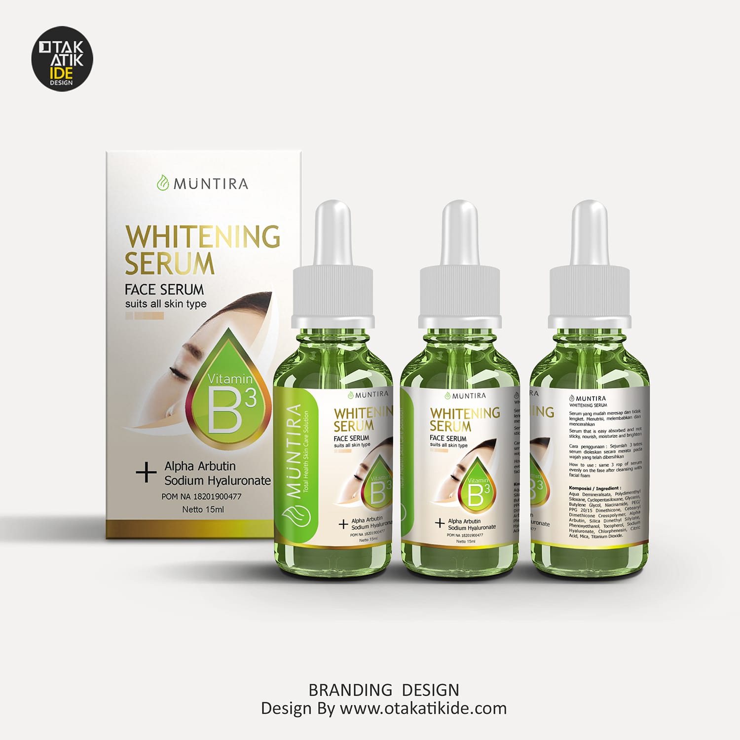 Jasa Desain Branding Whitening Serum