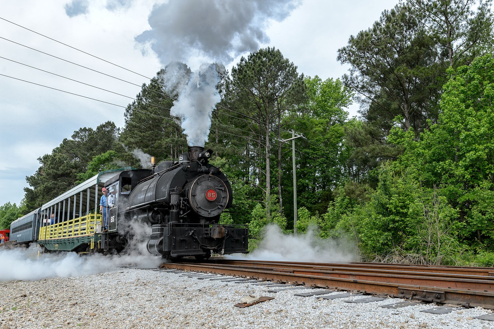 Bubba's Garage Jeddo Coal Company 85 at the South Carolina Railroad Museum