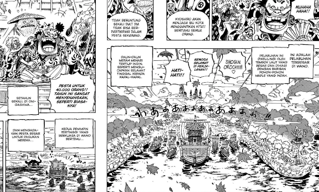 Spoiler One Piece 959 - Perubahan Rencana Pelabuhan Tokage