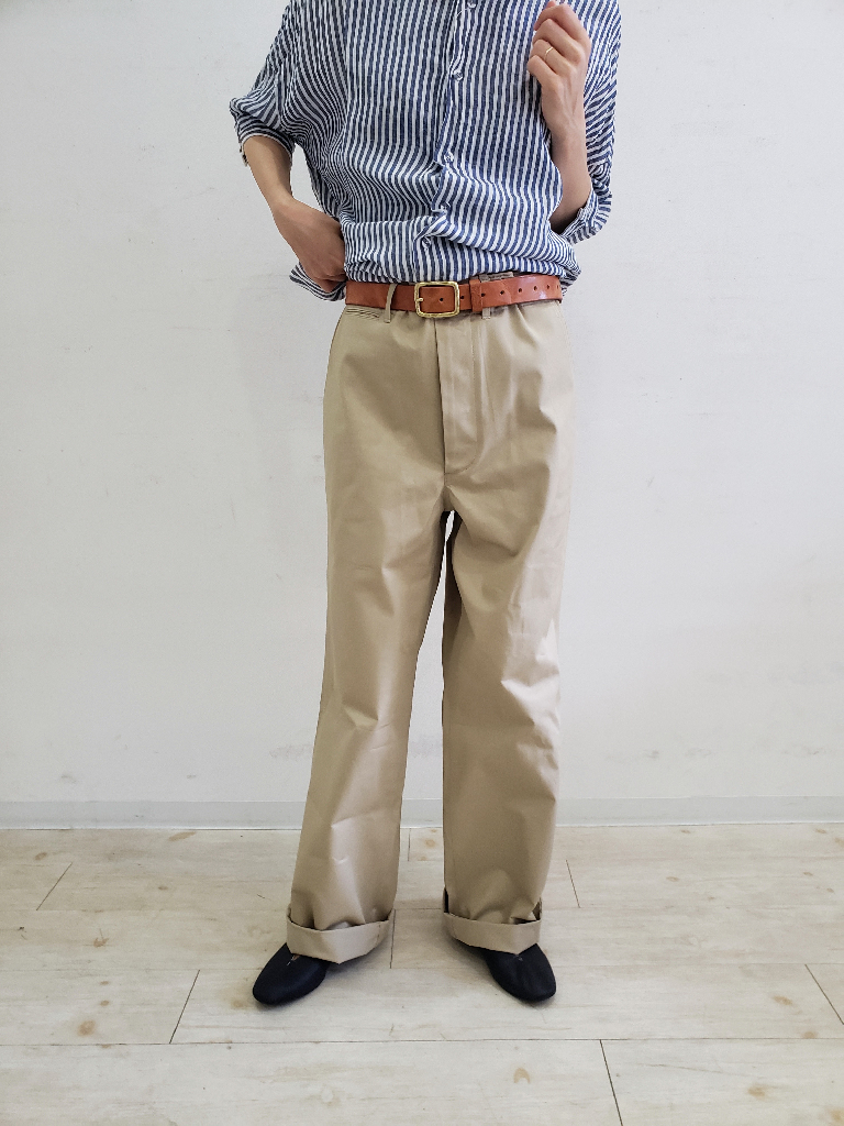 R&D.M.Co- オールドマンズテーラー チノワークパンツ S ネイビー
