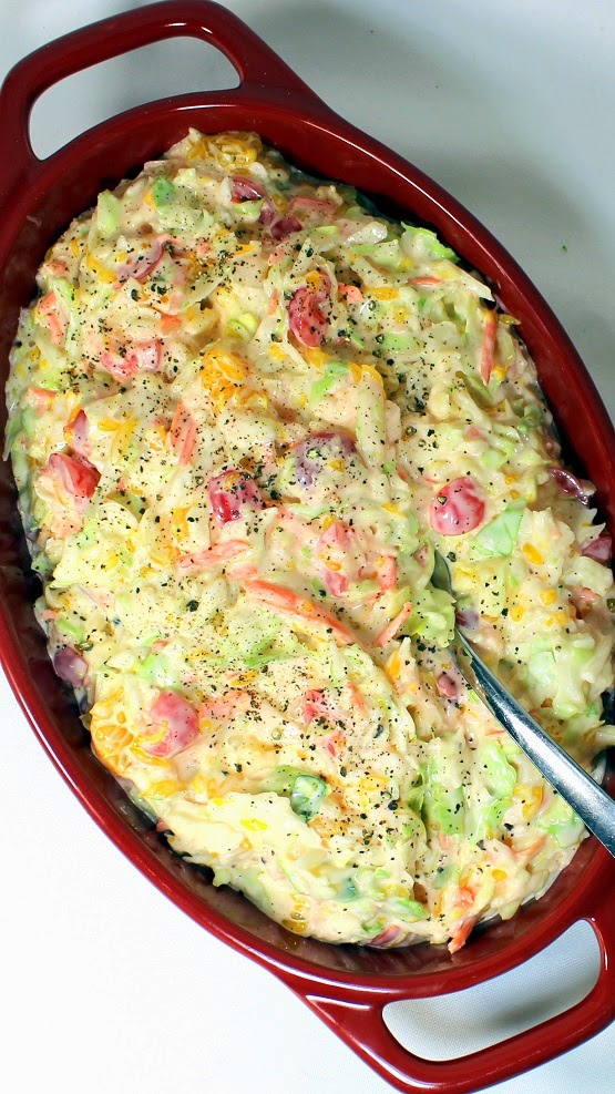 52 Ways to Cook Hawaiian ColeSlaw Tropical Sweet Church PotLuck Side