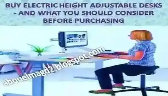 Buy height-adjustable desks
