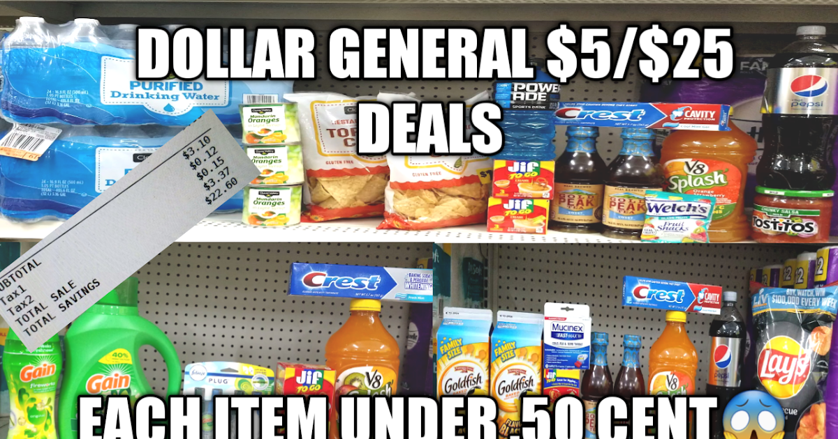 DOLLAR GENERAL 5/25 ALL DIGITAL DEALS EACH ITEM UNDER .50 CENT