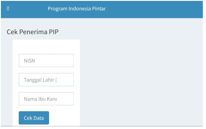 Cara Cek Nama Penerima Bantuan Pip Untuk Siswa Sd Smp Sma Begini Caranya
