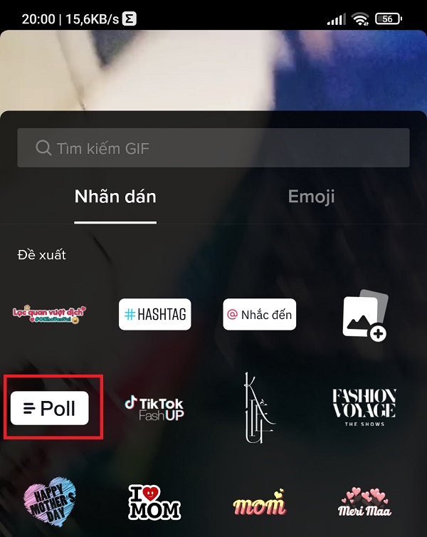 Cách tạo Poll/Bình chọn trên video TikTok 3