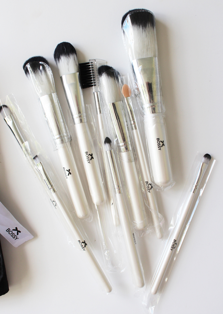 BOSSY COSMETICS // Essential Makeup Brush Collection | Review - CassandraMyee