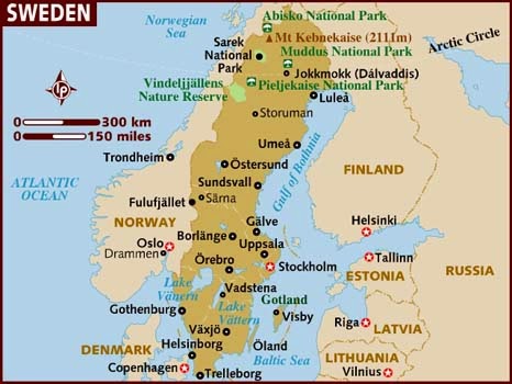 Where is Sweden?