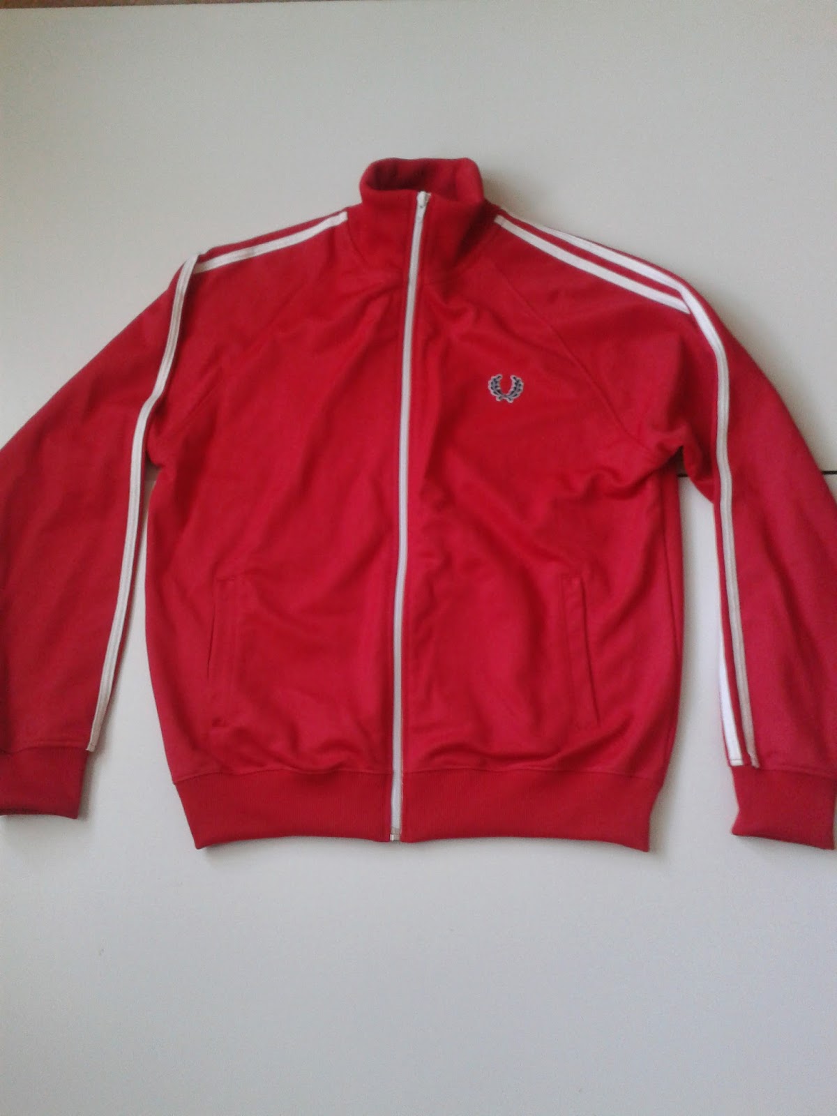 Gama Clothing Presents!: FRED PERRY TRACK TOP - SECOND HAND