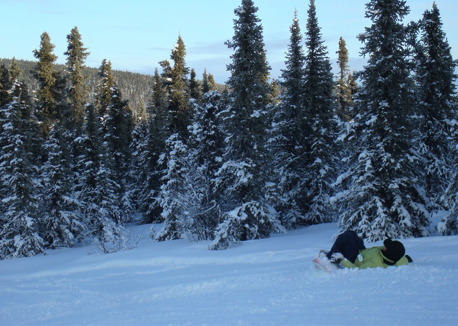 Snowboard and downhill Ski in Fairbanks