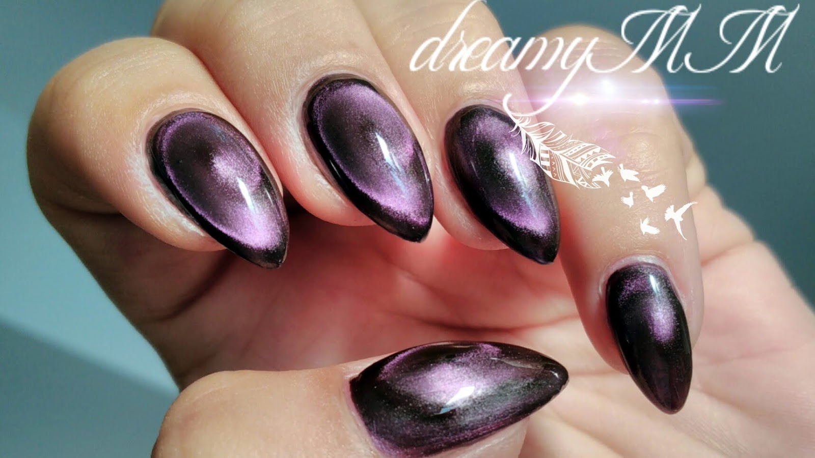6. Magnetic Nail Polish Designs for Long Nails - wide 2