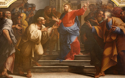 Christ questioned by the Sadducees