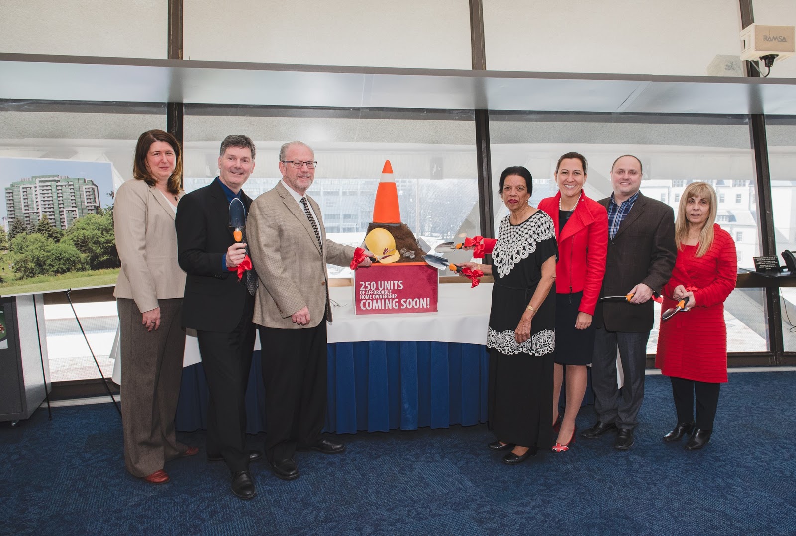 Options Group of Companies Danforth Village Estates Ground Breaking Photos