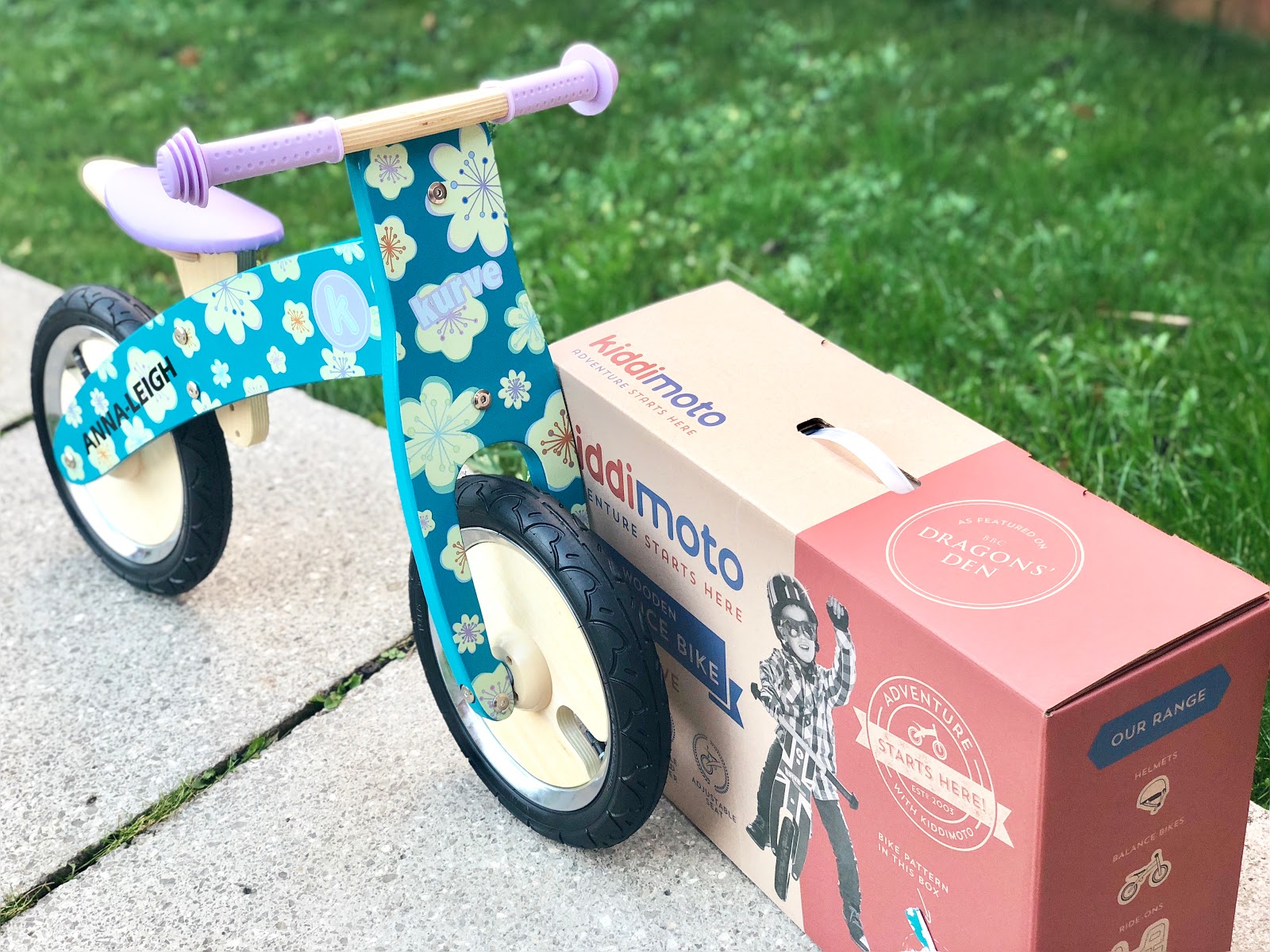 personalised balance bike