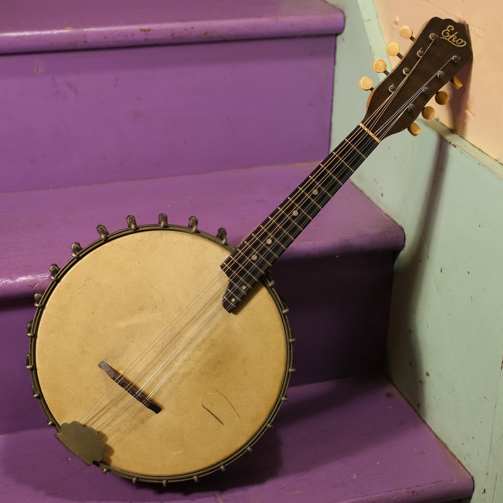 1910s Lange Made Eko Banjo Mandolin