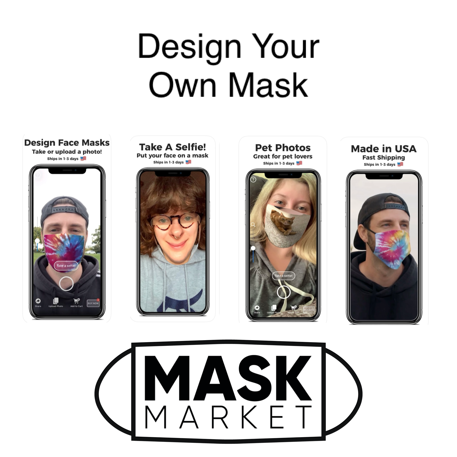Giveaway iPhone Users Create Your Own Mask with the Mask Me App