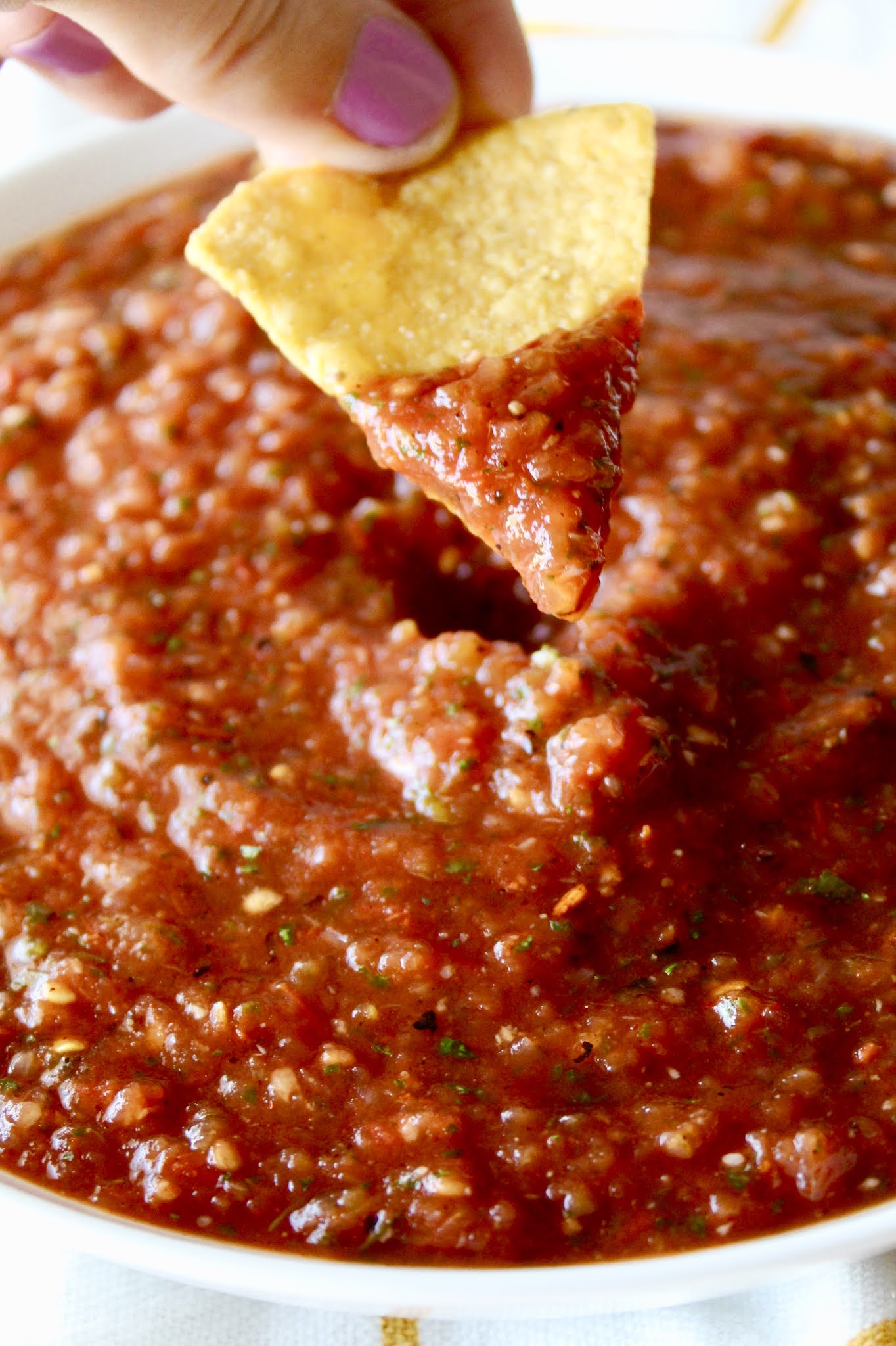Oven Roasted Salsa