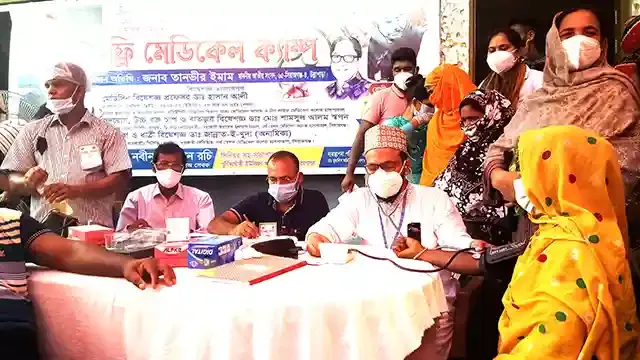 উল্লাপাড়ায় শোক দিবস উপলক্ষে মুত্তালিব কমিউনিটি’র মেডিকেল ক্যাম্প