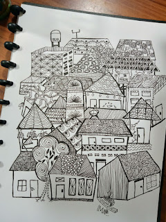 Zentangle di rumah aja